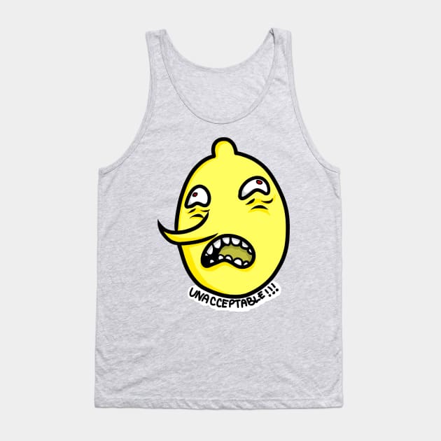 Lemongrab Disapproves Tank Top by MurderBeanArt